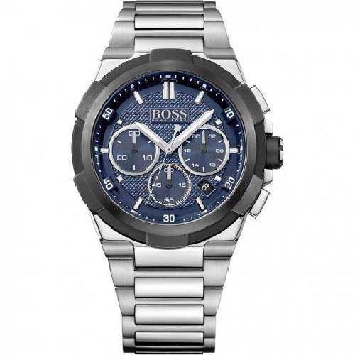 Image of Hugo Boss Supernova Sølv Quartz herre ur, model 1513360